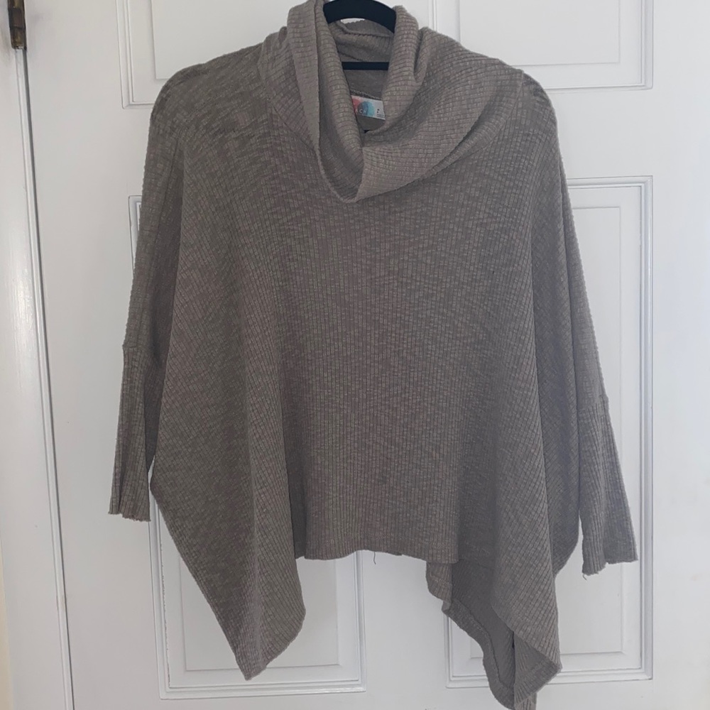 Free people open back sweater